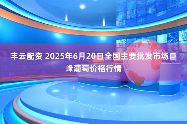 丰云配资 2025年6月20日全国主要批发市场巨峰葡萄价格行情