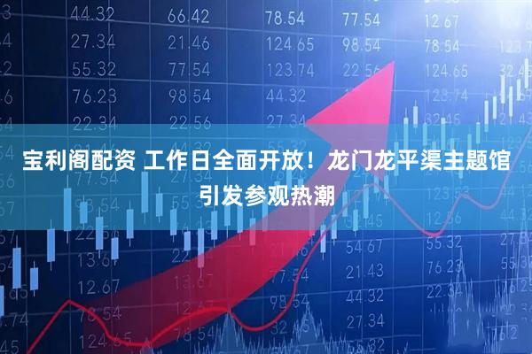 宝利阁配资 工作日全面开放！龙门龙平渠主题馆引发参观热潮
